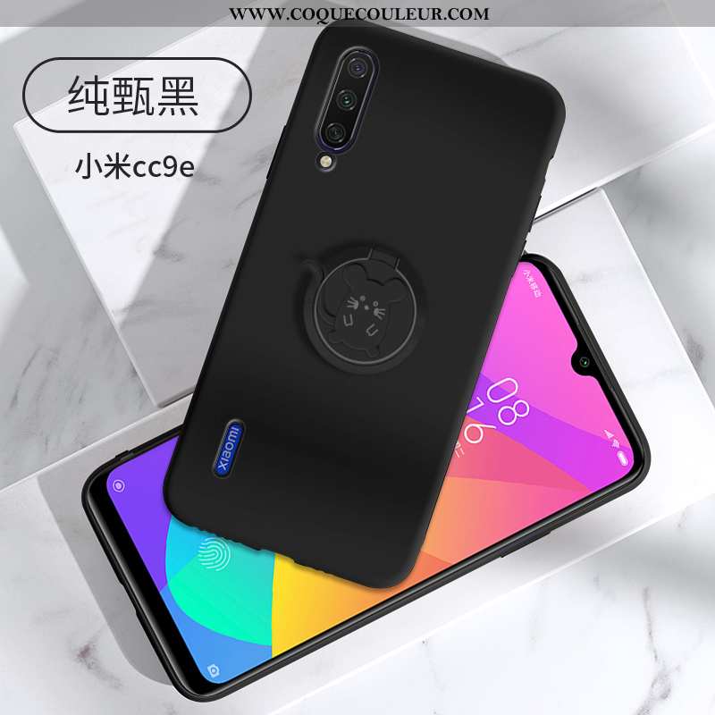 Coque Xiaomi Mi A3 Tendance Support, Housse Xiaomi Mi A3 Fluide Doux Petit Violet