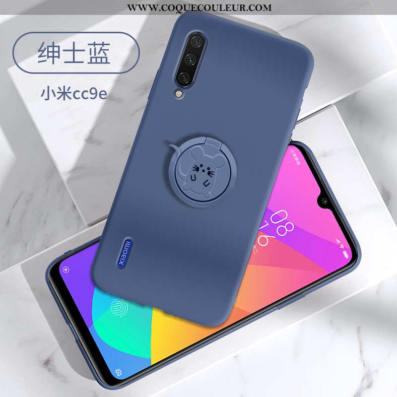 Coque Xiaomi Mi A3 Tendance Support, Housse Xiaomi Mi A3 Fluide Doux Petit Violet