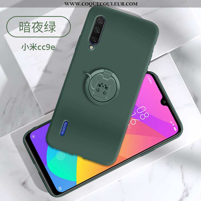 Coque Xiaomi Mi A3 Tendance Support, Housse Xiaomi Mi A3 Fluide Doux Petit Violet