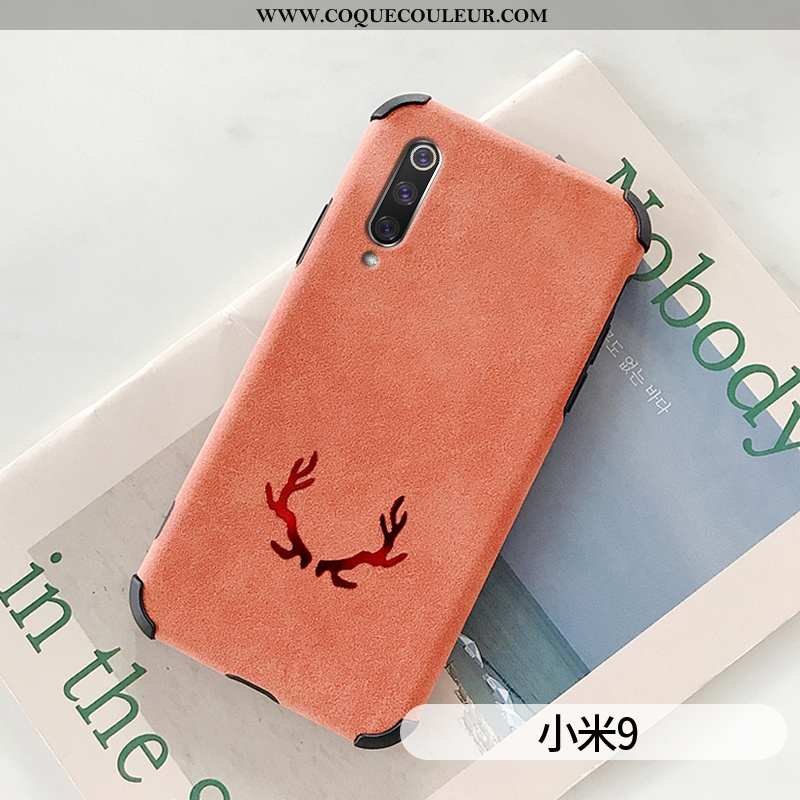 Étui Xiaomi Mi A3 Protection Petit Daim Fourrure, Coque Xiaomi Mi A3 Transparent Téléphone Portable 