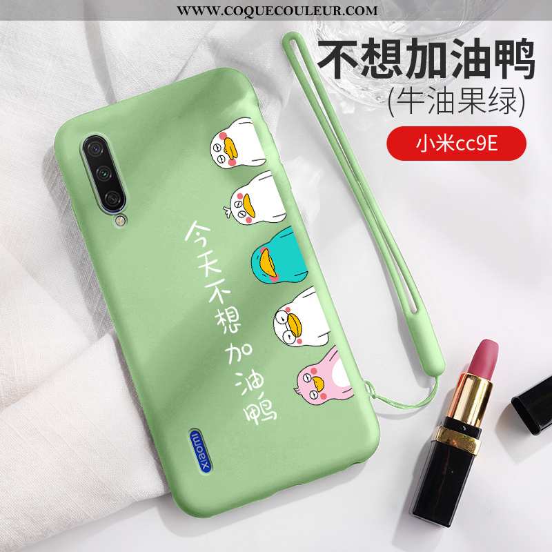 Coque Xiaomi Mi A3 Dessin Animé Silicone, Housse Xiaomi Mi A3 Charmant Légère Bleu