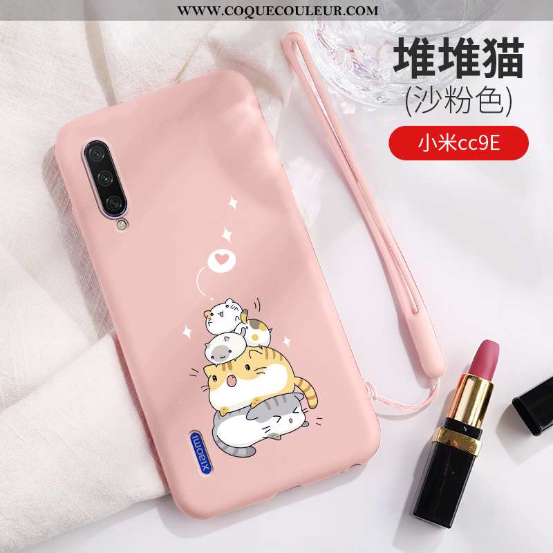 Coque Xiaomi Mi A3 Dessin Animé Silicone, Housse Xiaomi Mi A3 Charmant Légère Bleu