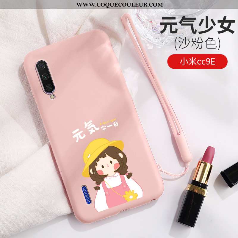 Coque Xiaomi Mi A3 Dessin Animé Silicone, Housse Xiaomi Mi A3 Charmant Légère Bleu