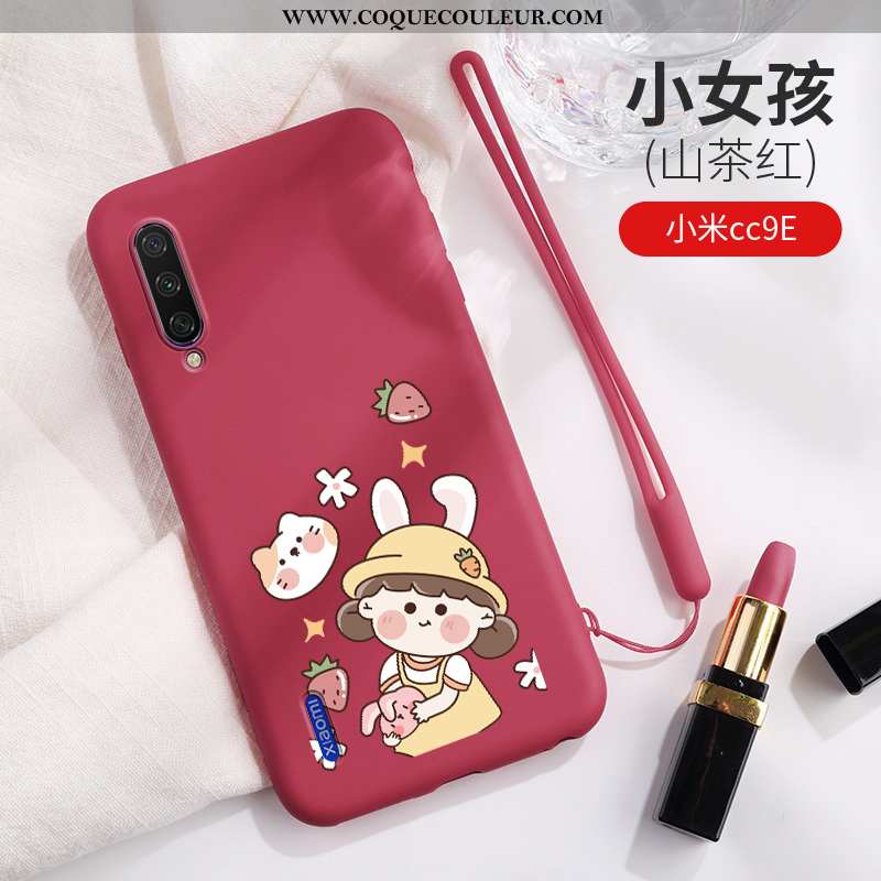 Coque Xiaomi Mi A3 Dessin Animé Silicone, Housse Xiaomi Mi A3 Charmant Légère Bleu