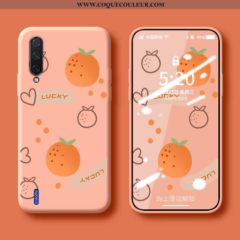 Coque Xiaomi Mi A3 Créatif Protection Tout Compris, Housse Xiaomi Mi A3 Charmant Personnalité Bleu