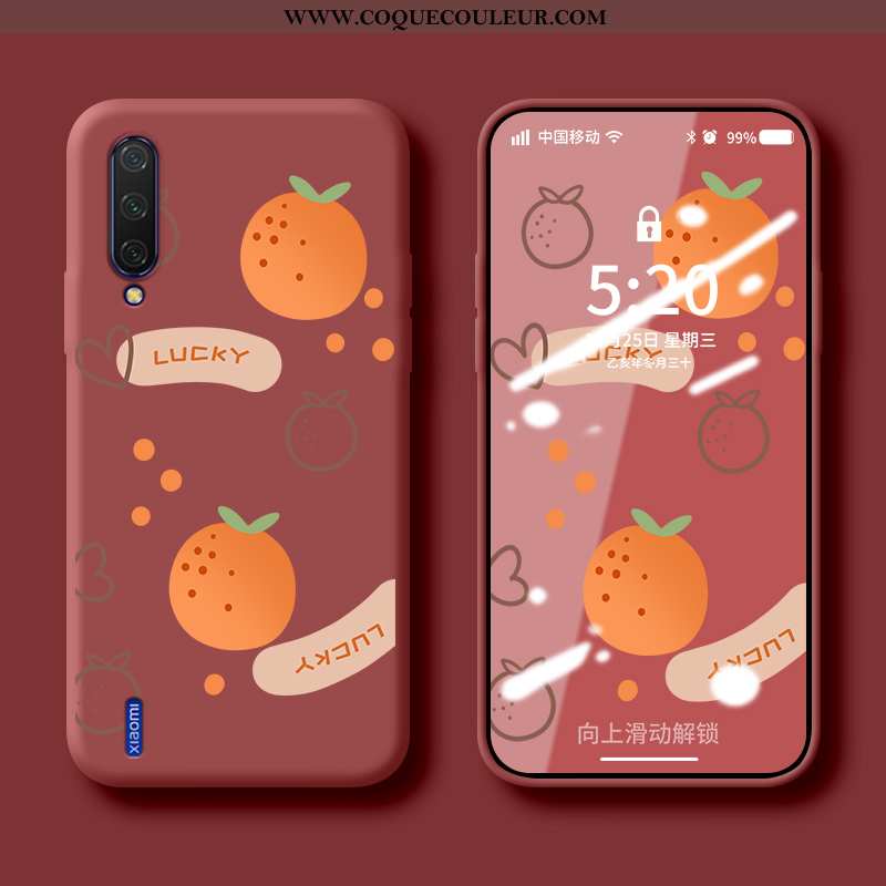 Coque Xiaomi Mi A3 Créatif Protection Tout Compris, Housse Xiaomi Mi A3 Charmant Personnalité Bleu