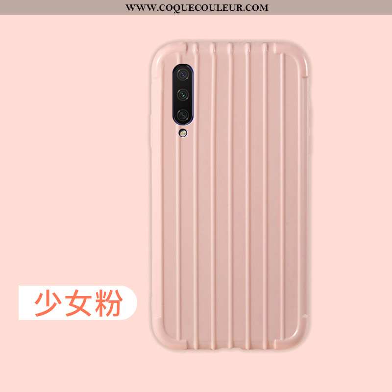 Étui Xiaomi Mi A3 Ultra Couvercle Arrière Fluide Doux, Coque Xiaomi Mi A3 Légère Petit Bleu