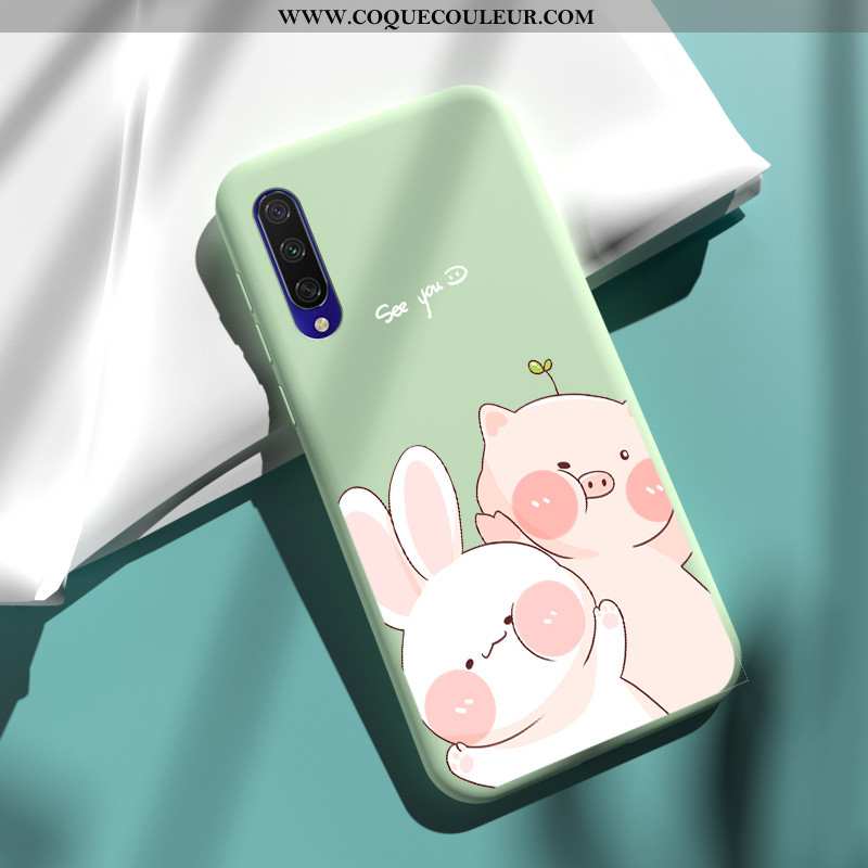 Étui Xiaomi Mi A3 Légère Téléphone Portable Silicone, Coque Xiaomi Mi A3 Fluide Doux Protection Rose