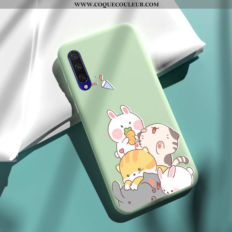 Étui Xiaomi Mi A3 Légère Téléphone Portable Silicone, Coque Xiaomi Mi A3 Fluide Doux Protection Rose