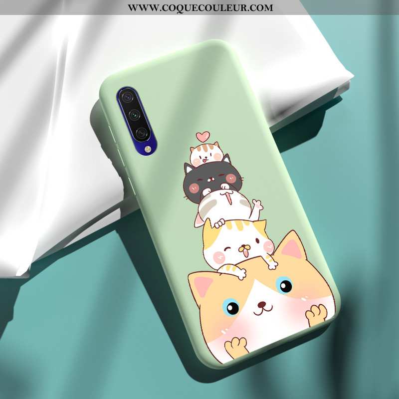 Étui Xiaomi Mi A3 Légère Téléphone Portable Silicone, Coque Xiaomi Mi A3 Fluide Doux Protection Rose