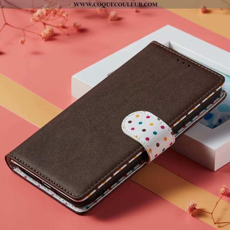 Coque Xiaomi Mi A3 Cuir Housse Téléphone Portable, Xiaomi Mi A3 Protection Modèle Noir