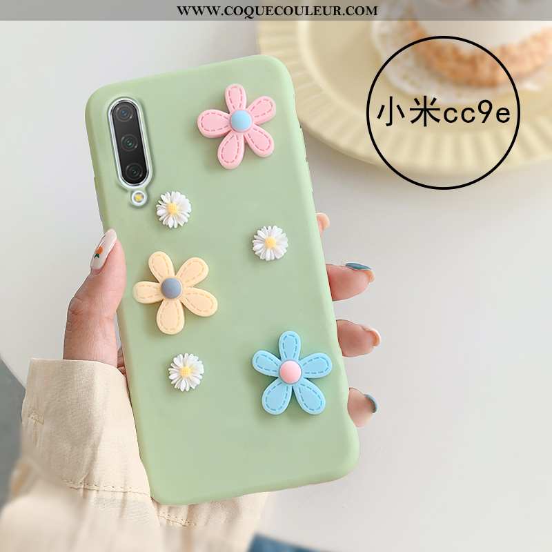 Coque Xiaomi Mi A3 Silicone Petit Incassable, Housse Xiaomi Mi A3 Fluide Doux Rose