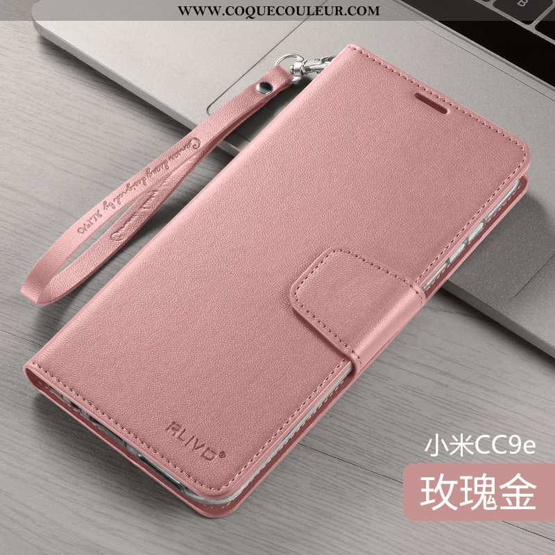 Étui Xiaomi Mi A3 Silicone Fluide Doux Petit, Coque Xiaomi Mi A3 Protection Rose