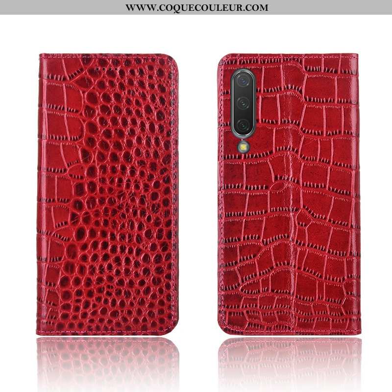 Coque Xiaomi Mi A3 Protection Tout Compris, Housse Xiaomi Mi A3 Cuir Véritable Cuir Marron