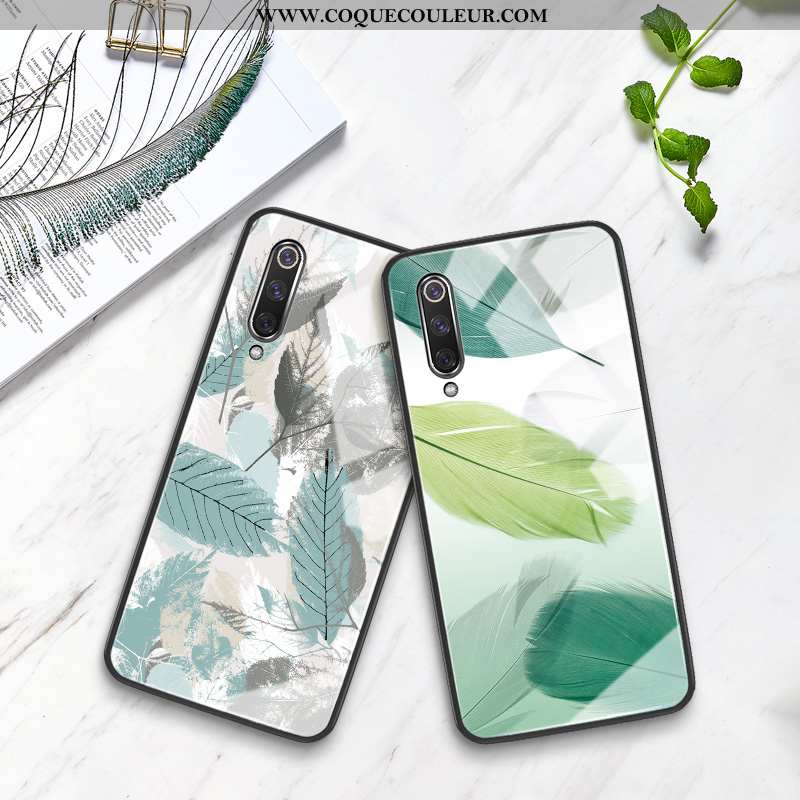 Étui Xiaomi Mi A3 Tendance Petit Simple, Coque Xiaomi Mi A3 Téléphone Portable Personnalisé Verte