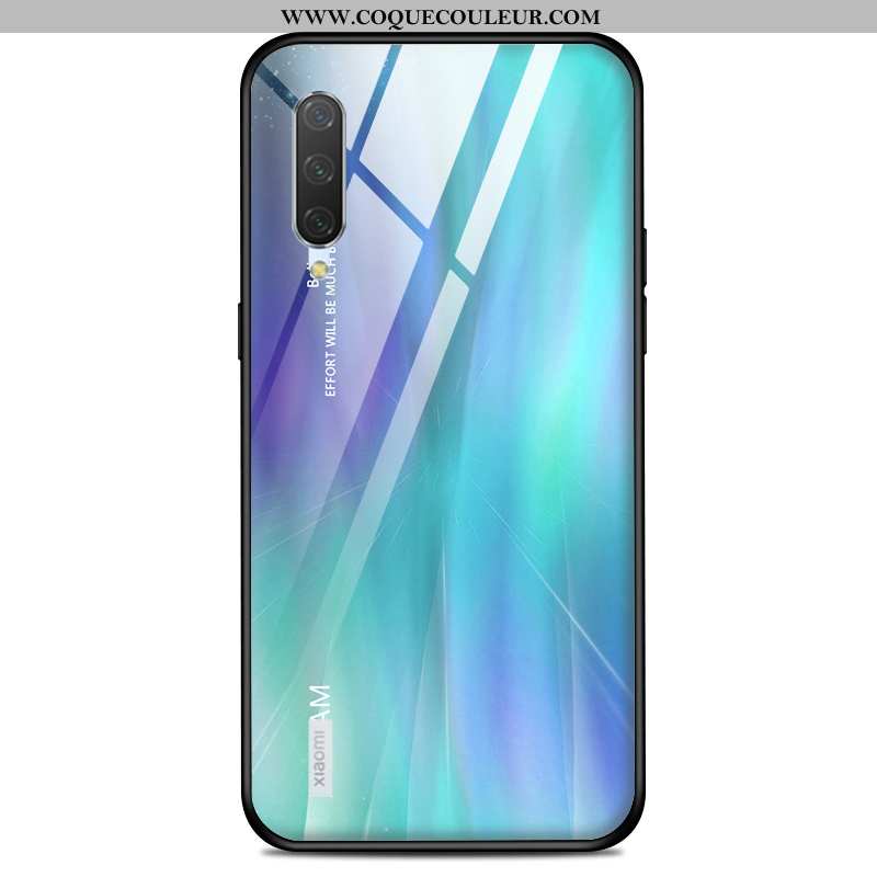 Coque Xiaomi Mi A3 Ultra Légère Coque, Housse Xiaomi Mi A3 Tendance Net Rouge Bleu