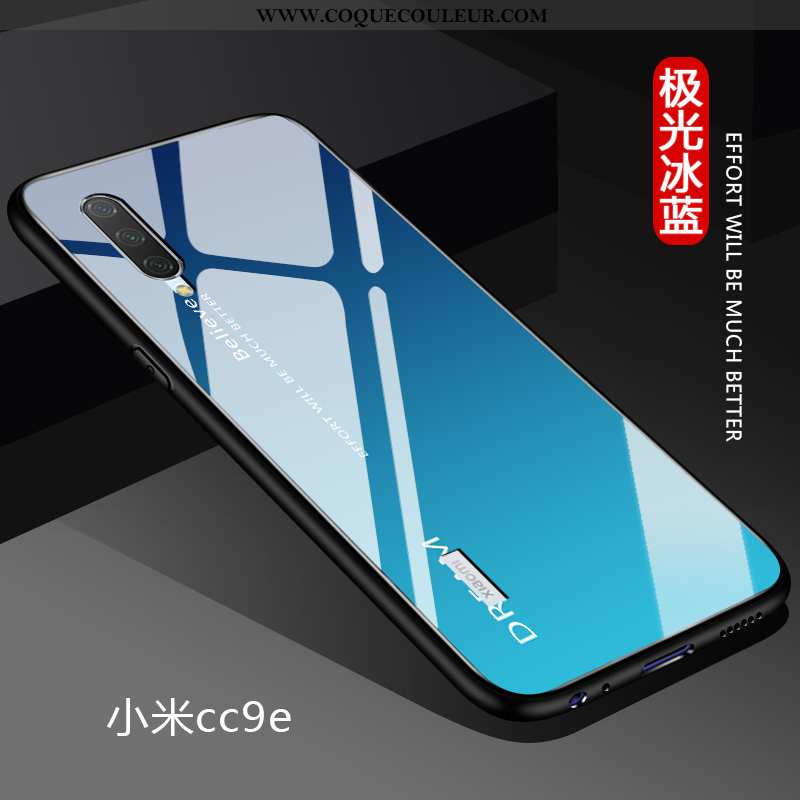 Coque Xiaomi Mi A3 Ultra Légère Coque, Housse Xiaomi Mi A3 Tendance Net Rouge Bleu