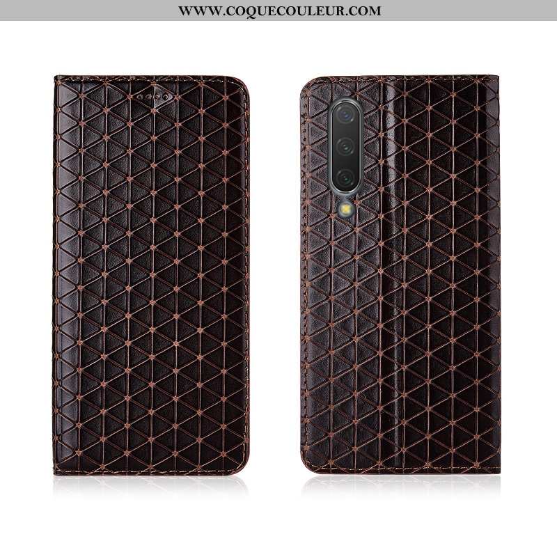 Housse Xiaomi Mi A3 Silicone Tout Compris Nouveau, Étui Xiaomi Mi A3 Protection Plaid Noir