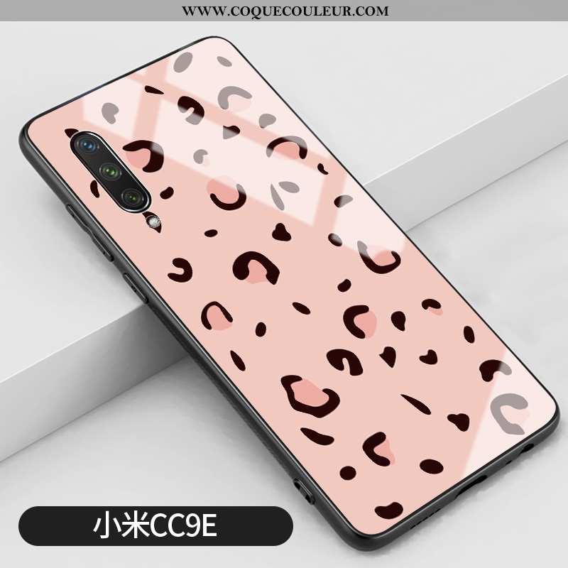 Étui Xiaomi Mi A3 Silicone Rose Léopard, Coque Xiaomi Mi A3 Verre