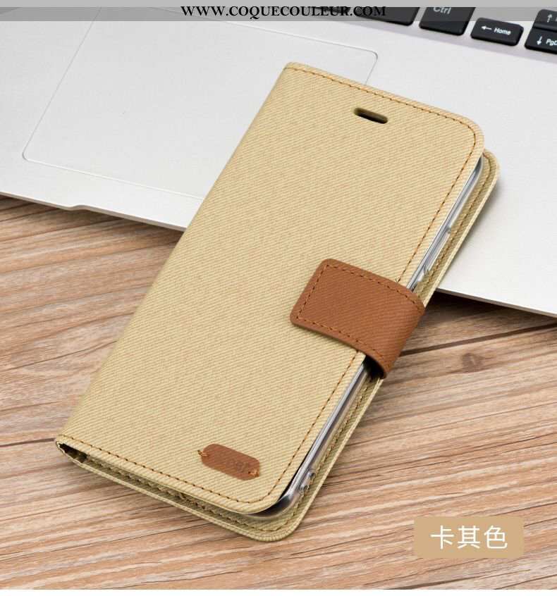 Étui Xiaomi Mi Max 3 Cuir Carte Incassable, Coque Xiaomi Mi Max 3 Luxe Grand Bleu