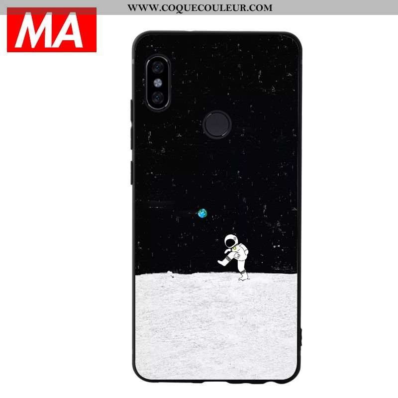 Étui Xiaomi Mi Max 3 Silicone Clair Coque, Coque Xiaomi Mi Max 3 Créatif Vent Noir