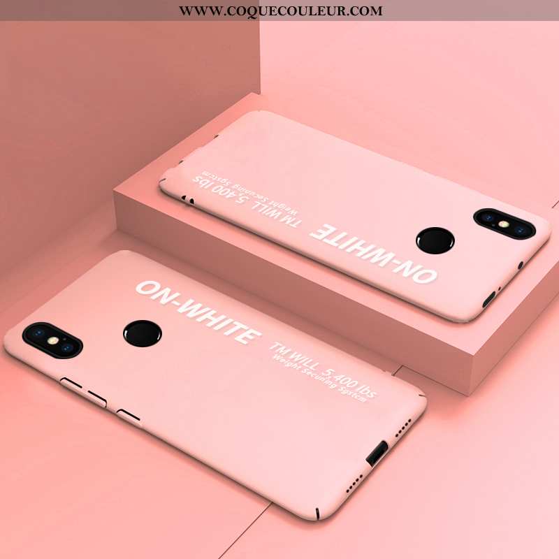 Coque Xiaomi Mi Max 3 Créatif Protection Petit, Housse Xiaomi Mi Max 3 Tendance Incassable Rose