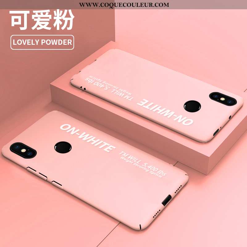 Coque Xiaomi Mi Max 3 Créatif Protection Petit, Housse Xiaomi Mi Max 3 Tendance Incassable Rose