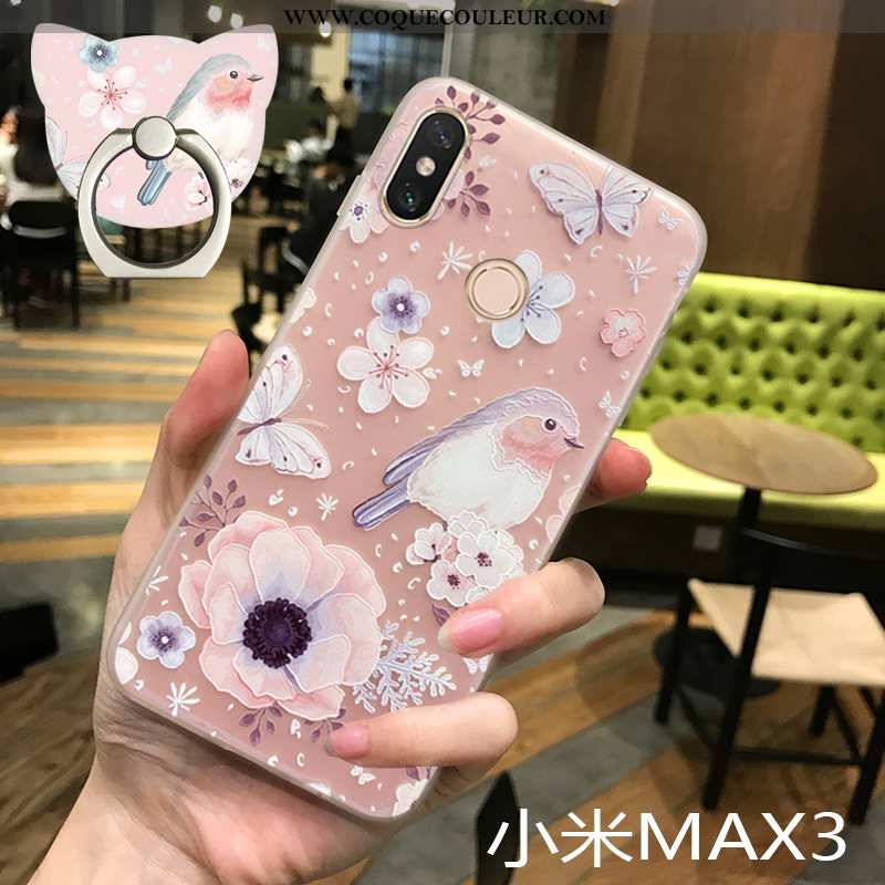 Coque Xiaomi Mi Max 3 Ultra Incassable Tout Compris, Housse Xiaomi Mi Max 3 Tendance Délavé En Daim 