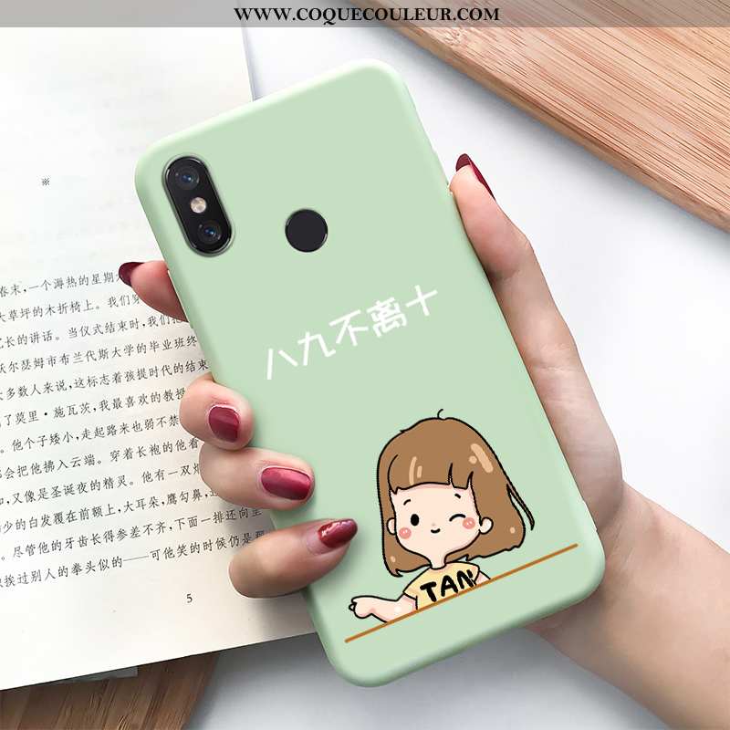 Coque Xiaomi Mi Max 3 Créatif Tendance Tout Compris, Housse Xiaomi Mi Max 3 Dessin Animé Vert Verte