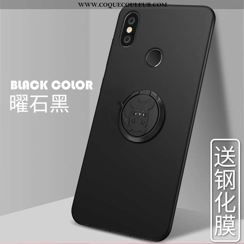 Coque Xiaomi Mi Max 3 Silicone Tout Compris Personnalité, Housse Xiaomi Mi Max 3 Protection Rouge