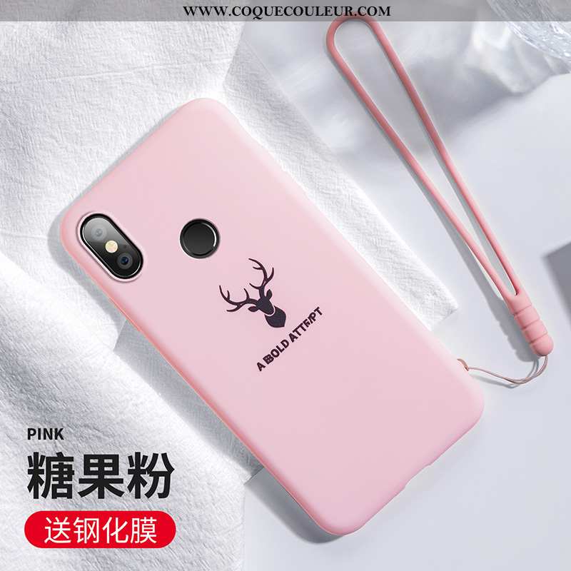 Coque Xiaomi Mi Max 3 Tendance Personnalité Rose, Housse Xiaomi Mi Max 3 Légère Étui Violet