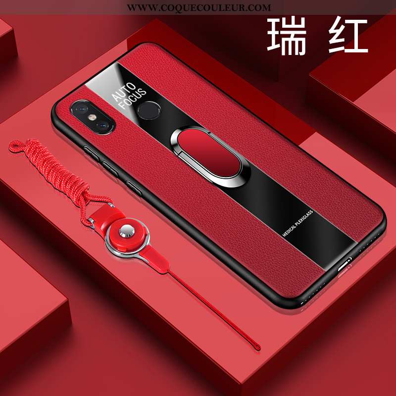 Housse Xiaomi Mi Max 3 Tendance Coque Silicone, Étui Xiaomi Mi Max 3 Cuir Incassable Noir