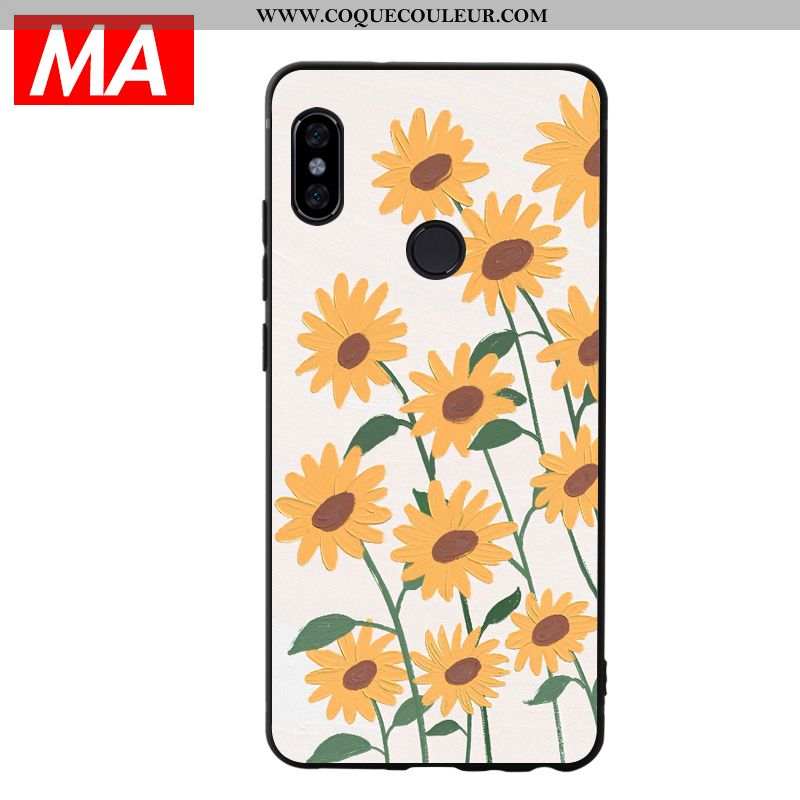 Coque Xiaomi Mi Max 3 Créatif Simple Coque, Housse Xiaomi Mi Max 3 Tendance Bleu