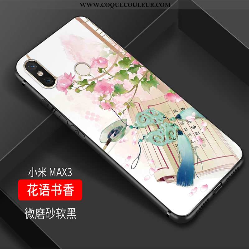 Étui Xiaomi Mi Max 3 Fluide Doux Coque Art, Xiaomi Mi Max 3 Silicone Frais Rose