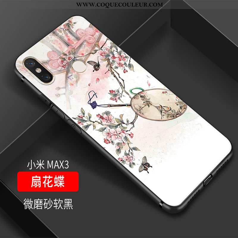 Étui Xiaomi Mi Max 3 Fluide Doux Coque Art, Xiaomi Mi Max 3 Silicone Frais Rose