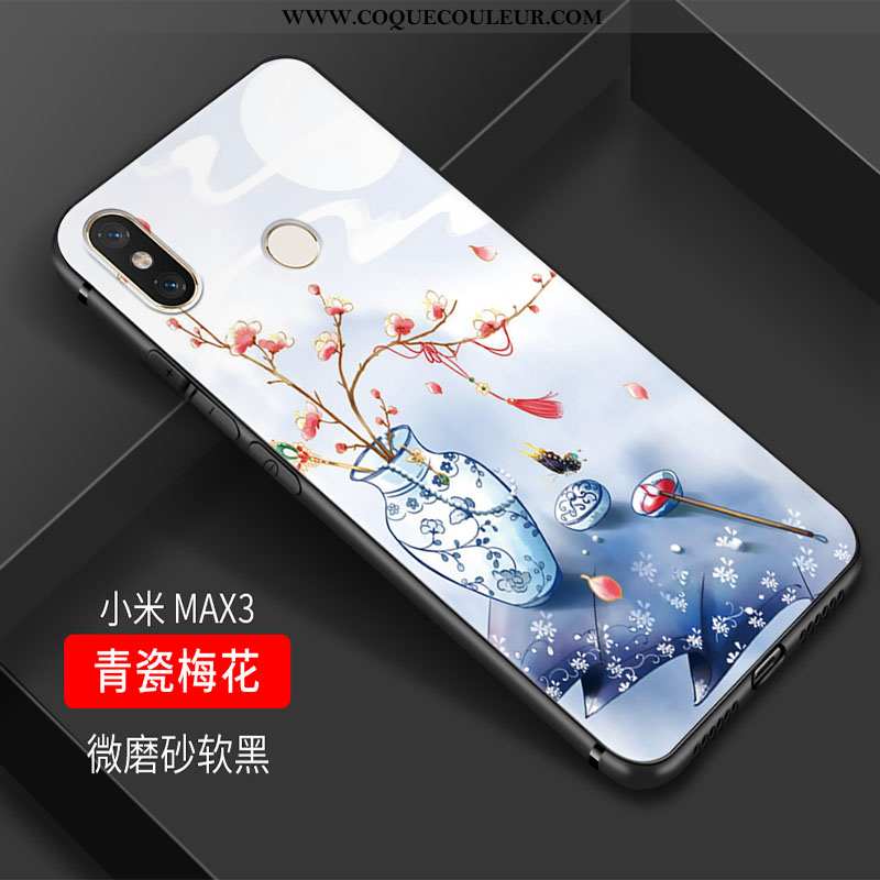 Étui Xiaomi Mi Max 3 Fluide Doux Coque Art, Xiaomi Mi Max 3 Silicone Frais Rose