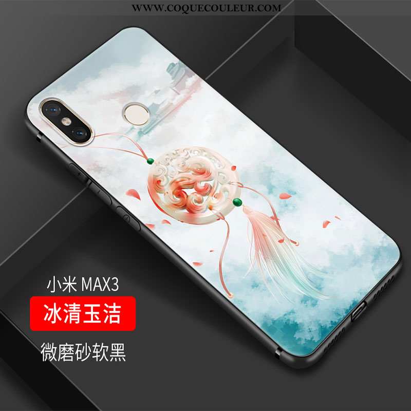 Étui Xiaomi Mi Max 3 Fluide Doux Coque Art, Xiaomi Mi Max 3 Silicone Frais Rose