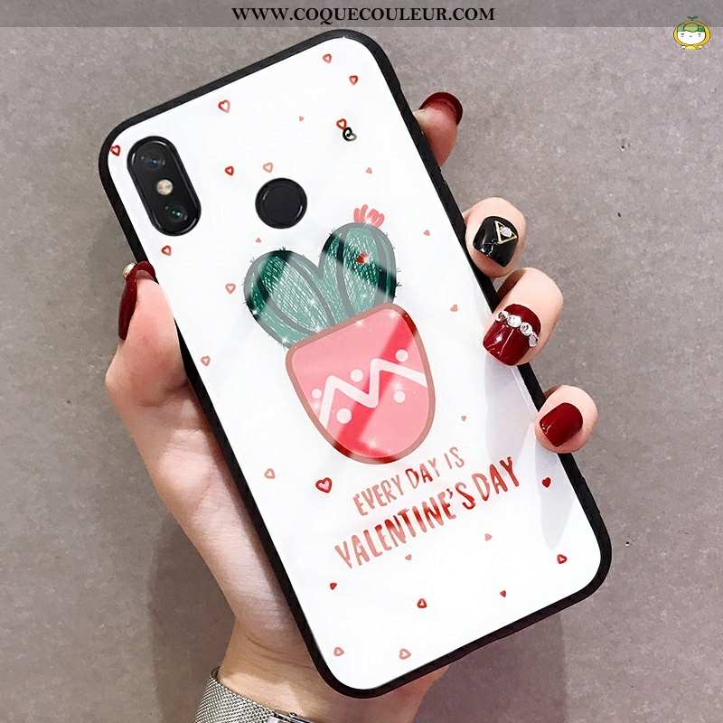 Housse Xiaomi Mi Max 3 Silicone Coque Rose, Étui Xiaomi Mi Max 3 Protection Petit Rose