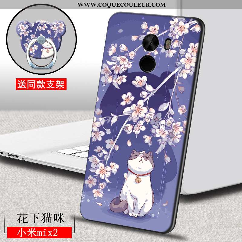 Coque Xiaomi Mi Mix 2 Légère Téléphone Portable Silicone, Housse Xiaomi Mi Mix 2 Fluide Doux Tout Co