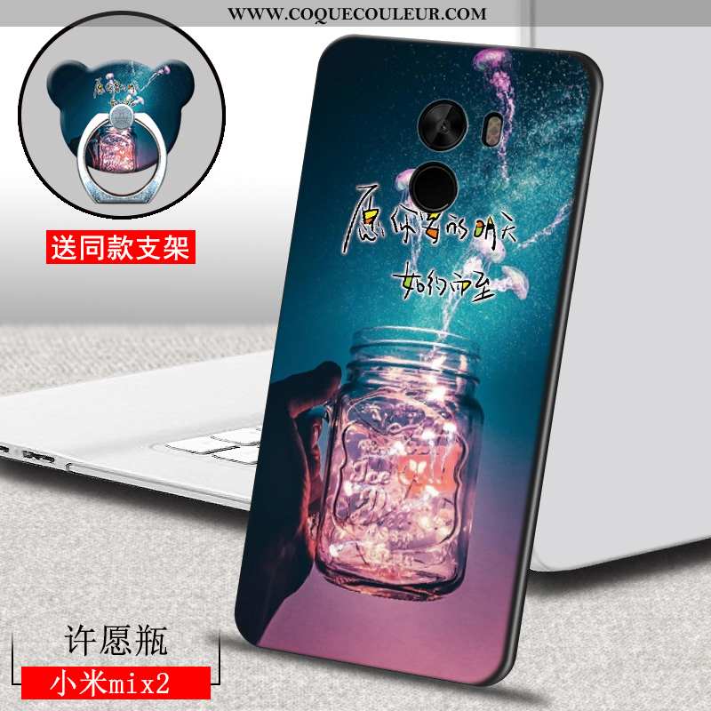 Coque Xiaomi Mi Mix 2 Légère Téléphone Portable Silicone, Housse Xiaomi Mi Mix 2 Fluide Doux Tout Co