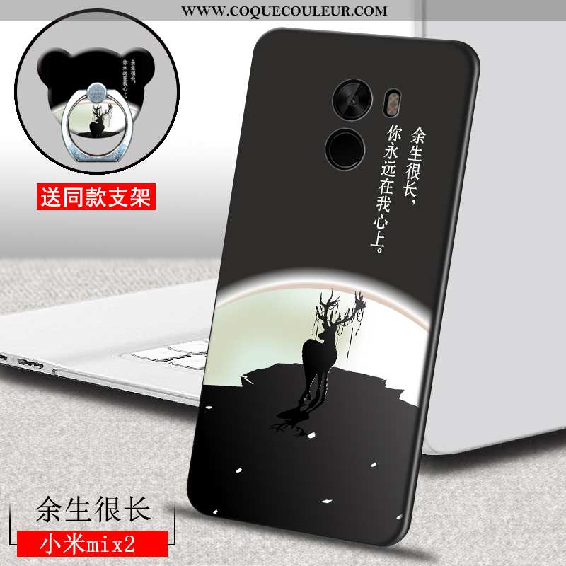 Coque Xiaomi Mi Mix 2 Légère Téléphone Portable Silicone, Housse Xiaomi Mi Mix 2 Fluide Doux Tout Co