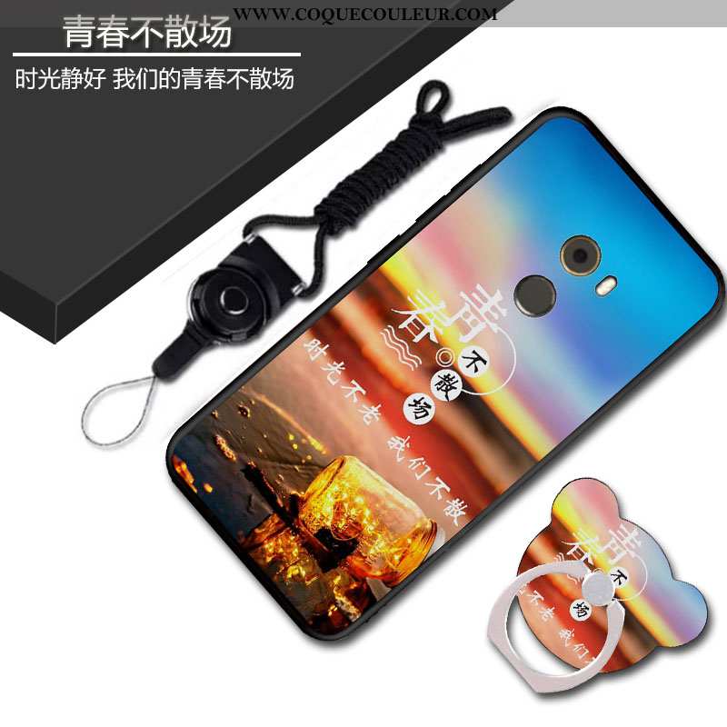 Coque Xiaomi Mi Mix 2 Dessin Animé Support Décompression, Housse Xiaomi Mi Mix 2 Fluide Doux Incassa