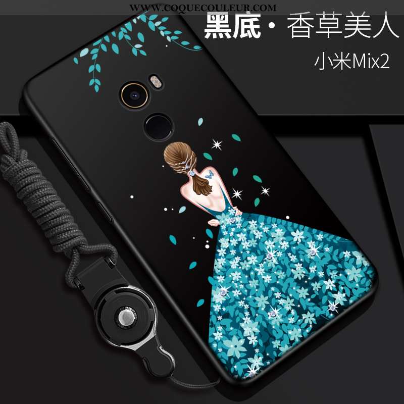 Housse Xiaomi Mi Mix 2 Fluide Doux Tout Compris Coque, Étui Xiaomi Mi Mix 2 Silicone Rouge