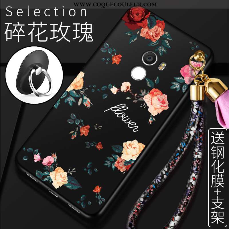 Étui Xiaomi Mi Mix 2 Fluide Doux Incassable Téléphone Portable, Coque Xiaomi Mi Mix 2 Tendance Rouge