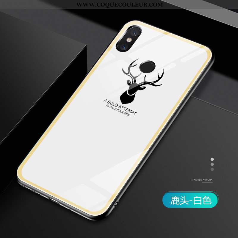 Coque Xiaomi Mi Mix 2s Créatif Légère Coque, Housse Xiaomi Mi Mix 2s Tendance Fluide Doux Bleu