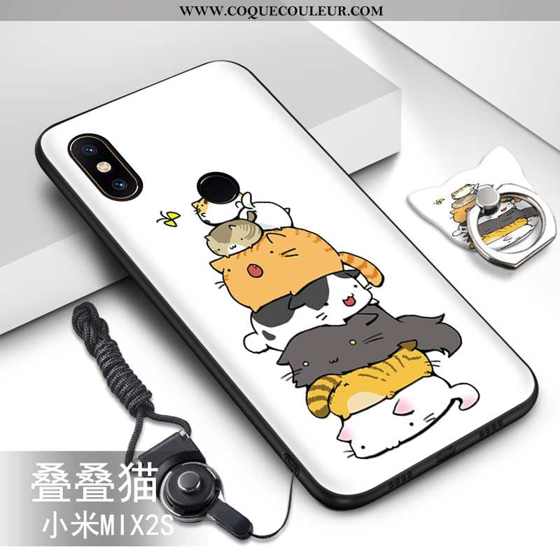 Coque Xiaomi Mi Mix 2s Dessin Animé Ornements Suspendus Vert, Housse Xiaomi Mi Mix 2s Tendance Prote