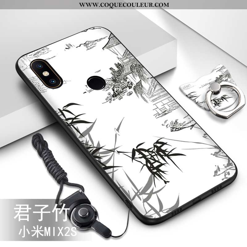 Coque Xiaomi Mi Mix 2s Dessin Animé Ornements Suspendus Vert, Housse Xiaomi Mi Mix 2s Tendance Prote