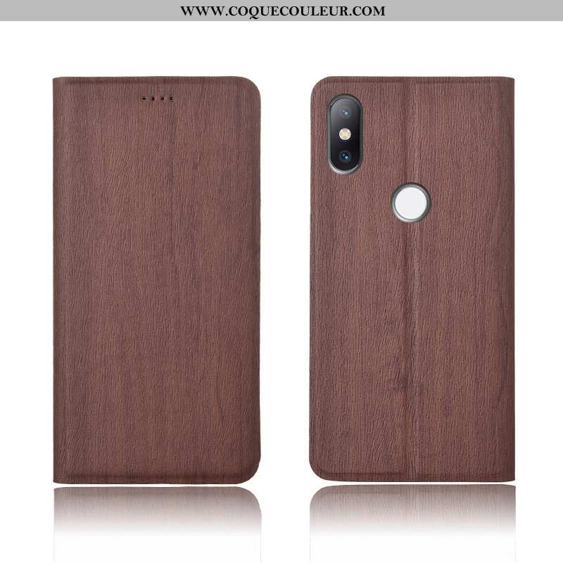 Housse Xiaomi Mi Mix 2s Modèle Fleurie Étui Protection, Xiaomi Mi Mix 2s Fluide Doux Clamshell Marro