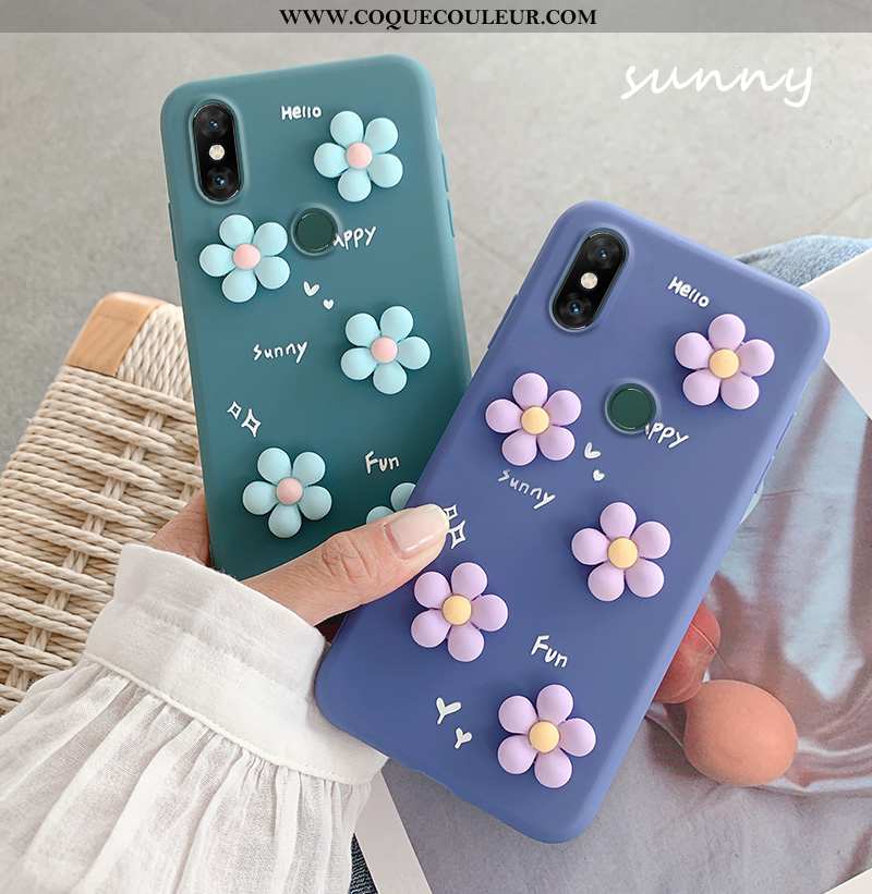 Housse Xiaomi Mi Mix 2s Silicone Incassable Vent, Étui Xiaomi Mi Mix 2s Fluide Doux Dimensionnel Ver