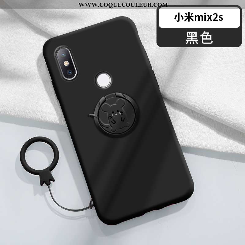 Coque Xiaomi Mi Mix 2s Protection Magnétisme Légère, Housse Xiaomi Mi Mix 2s Personnalité Anneau Ble